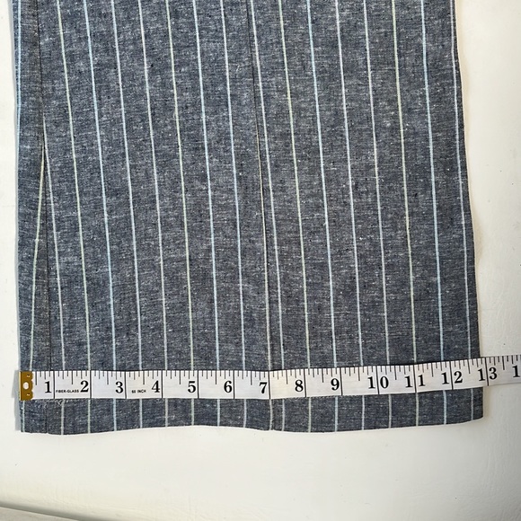 FREE PEOPLE CURRENT AIR  STRIPED OPEN BACK JUMPSUIT BLUE SIZE L NWT - Picture 9 of 12